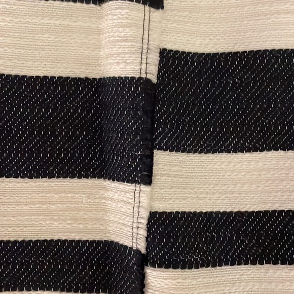 LOFT Blue and White Striped Skirt - Picture 2 of 5